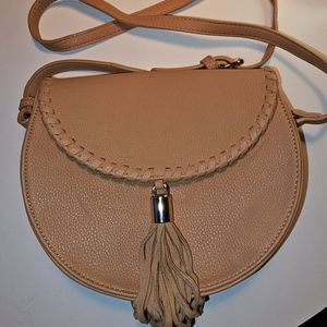 Women's faux leather crossbody bag